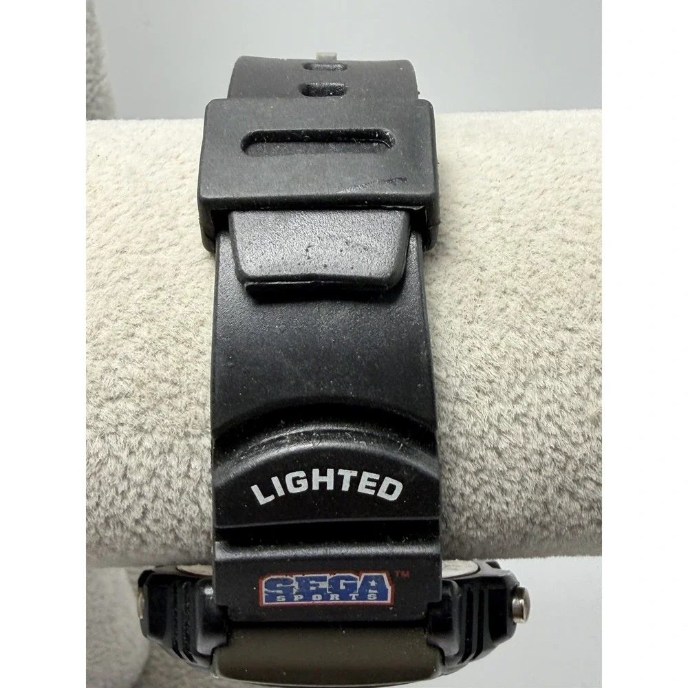 Sega Sports 1997‎ Vintage Mens Digital Watch New Battery 41MM 8.25